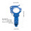 Flashlight Mount Holder with Rotation Clip Clamp 5