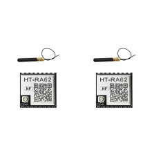 2X Ht-Ra62 Lora-Serienmodul Sx1262 Sekundärentwicklung Unterstützt Lorawan-Protokoll mit Antenne 863-928 Mhz