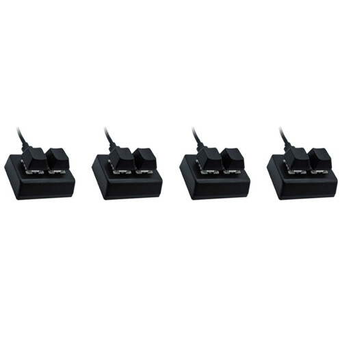 4X 2 Keys Macro Programming Keyboard RGB  Keyboard Gaming Drawing Red  Custom Keyboard OSU Gaming Keypad,Black 1