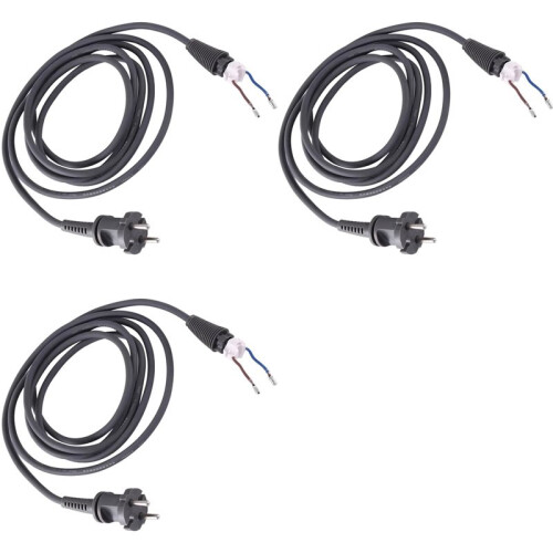 3X Universal Accessories for  HD01/02/03/04/07/08 Power Cable 2.7M EU Plug