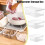 Clear Food Storage Container with Lid 350ml 3