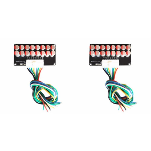 2X 8S 3A Active Equalizer Balancer 6S 7S Lifepo4/Lipo/LTO Battery Equalization Capacitor Shell 6-8S 3A Without Shell 1