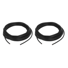 2X RG174 Antenna Coaxial Cable WiFi Router Connector Cord 5M Long Black