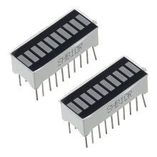 2X 10 Segment Rot LED Bar - Graph Anzeige