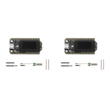 2X Heltec Meshtastic LoRa 32 V4 Dev-Board W/GPS ESP32 SX1262 0.96inch OLED Solar Powered LoRaWAN 28dbm