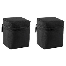 2X Kamera-Objektivtasche DSLR-Gepolsterte Dicke, StoßFeste Schutzhülle Etui Objektivtasche für DSLR-Kamera