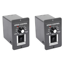 2X 12V 24V 36V 48V 10A PWM Motor Speed Controller Reversible Regulator Control Forward Rotation Stop