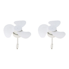 2X USB-Ventilator DC5V-Plafondventilator 360 Graden Aanpassing Geluidsarme Elektrische Ventilator Binnenkoelventilator voor Notebook