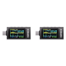 2X KOWSI KWS-X1 Type-C Tester 3.3-36V 0-12A Digital Voltage Current Detection Meter IPS Display