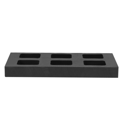 5Pièces Moules En Graphite Noir Pour Métal Précis 1