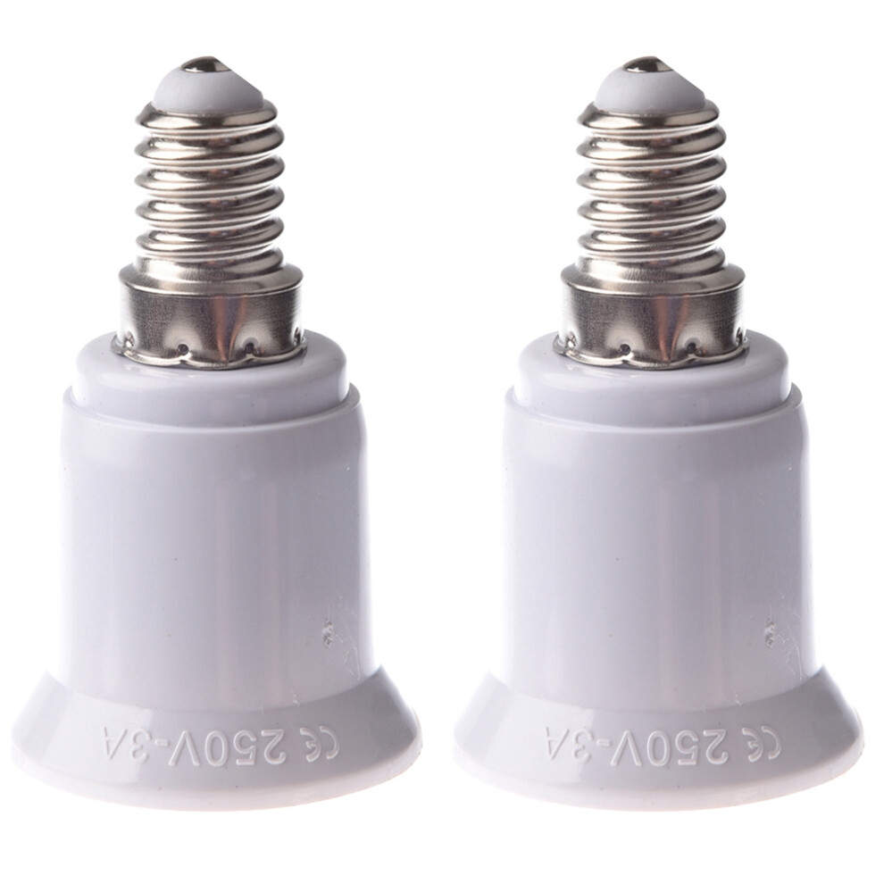 2X E14-E27 Led Lamp Screw Bulb Socket Adapter Converter Light 6032862383988