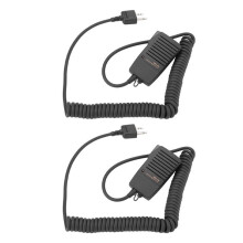 2X Handheld Speaker Mic for Ic-V8 V85 V82 Ic-T2H T8A 2At W32A E90 Radio