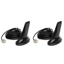 2X  Fin Dual Band VHF UHF Antenna for QYT  TYT  Car Mobile Radio
