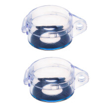 2X Clear 22mm Protective Cover Guard Case for Round Push Button