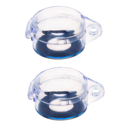2X Clear 22mm Protective Cover Guard Case for Round Push Button