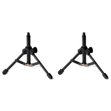 2X Foldable Tripod Desktop Microphone Stand Holder for Podcasts, Online Chat, Conferences, Lectures,Meetings, and More