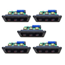 5X Digital Power Amplifier Board Stereo Amp NS4110B Sound Amplifier 2X20W HIFI Amplificador Treble Bass Tone, with Panel