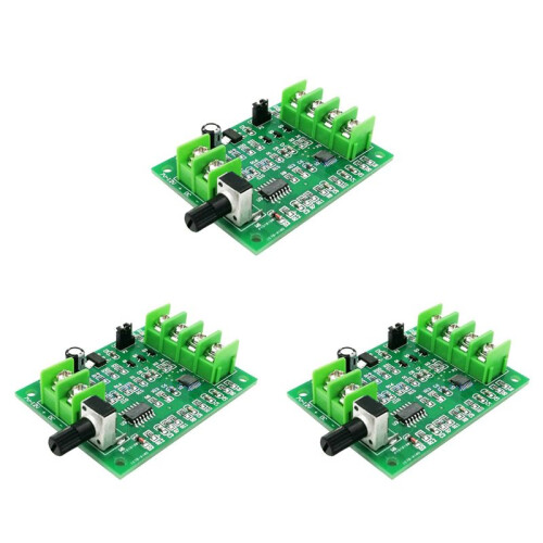 2X 7V-12V  Brushless Driver Board Controller for Hard Drive Motor 3/4 Wire Speed Control Board