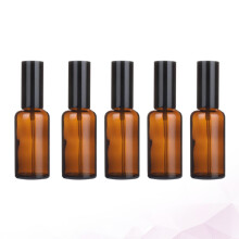 10Pièces Flacons Portables Bruns Réutilisables Pour Et Lotions