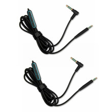 2X Audio Cable Cord Replacement for Quiet Comfort QC25 QC35 SoundTrue OE2 OE2I AE2 AE2I Headphones with Mic