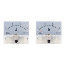 2X 85C1- 30A Voltmeter Zeigerkopf Analog Amperemeter Panel Meter