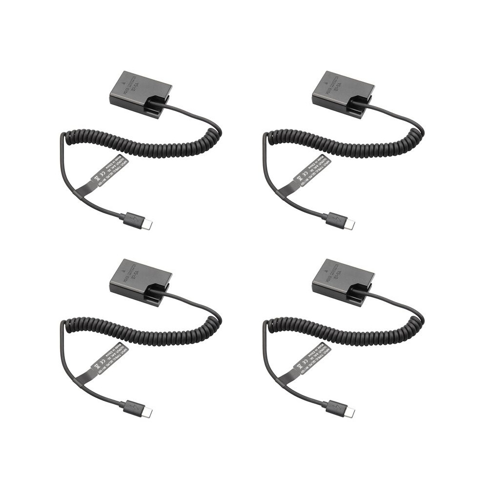 4X El14 Dummy Coupler Battery Type-C Spring Cable For D3100 D3500 D5100 D5200 D5300 D5600 P7000 P7100 P7700 P7800 4711592911709