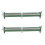 2X 200W Watt 100 Ohm Ceramic Tube Adjustable Rheostat Resistor Green 1