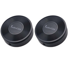 2X Audiocast M5 DLNA Airplay Adapter Drahtloser WLAN Musik Audio Streamer Empfänger Audio Musik Lautsprecher für Streams mit Mehreren Räumen
