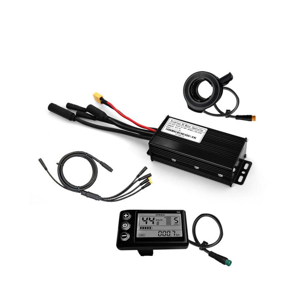 Three Mode Ebike Sine Wave Controller 24V/36V/48V With S866 Lcd Display Waterproof Connector 26A For 500W 750W Ebike 6032483772239