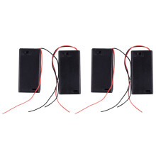 4 x AA 3V Batterie Halter Slot Wired / OFF-Schalter mit Abdeckung