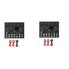 2X V8S Live External Sound Card Voice Changer Sound Card with Multiple Sound Effects