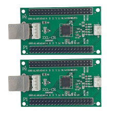 2X ZXL-CR für PC PS3 USB-Board mit Button-Stick-Kabel, Arcade-Game-Controller, Zero-Delay-Encoder, Joystick-Steuerungs-Encoder