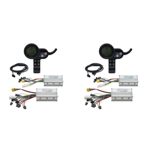 2Satz Elektroroller Dual Drive Controller JP 48V 52V 60V 25A 50A Brushless Controller AB Front Rear Drive Controller Kit,2