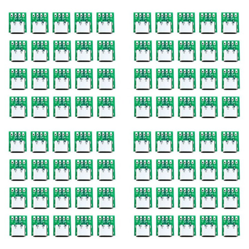 40 Pcs Female Connector USB Type C Breakout Board with PCB Converter Board for Data  Wire Cable Transfer