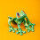 3D Printed Magnetic Frog Toy Realistic Jumping Glow Effect 3