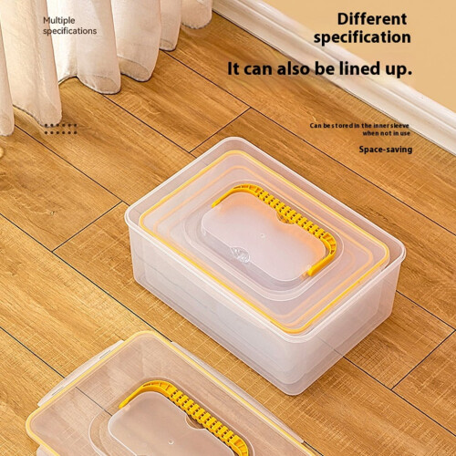 Plastic Tool Box with Handle,Heavy Duty Organizer Tool Box, Portable Tool Box Organizer for Household Workshops 1