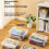 Plastic Tool Box with Handle,Heavy Duty Organizer Tool Box, Portable Tool Box Organizer for Household Workshops 8