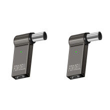 2X USB C to 7.4mm Laptop Charging Adapter Female Type C to Male 7.4X5.0mm Jack Plug Converter 100W PD Charger