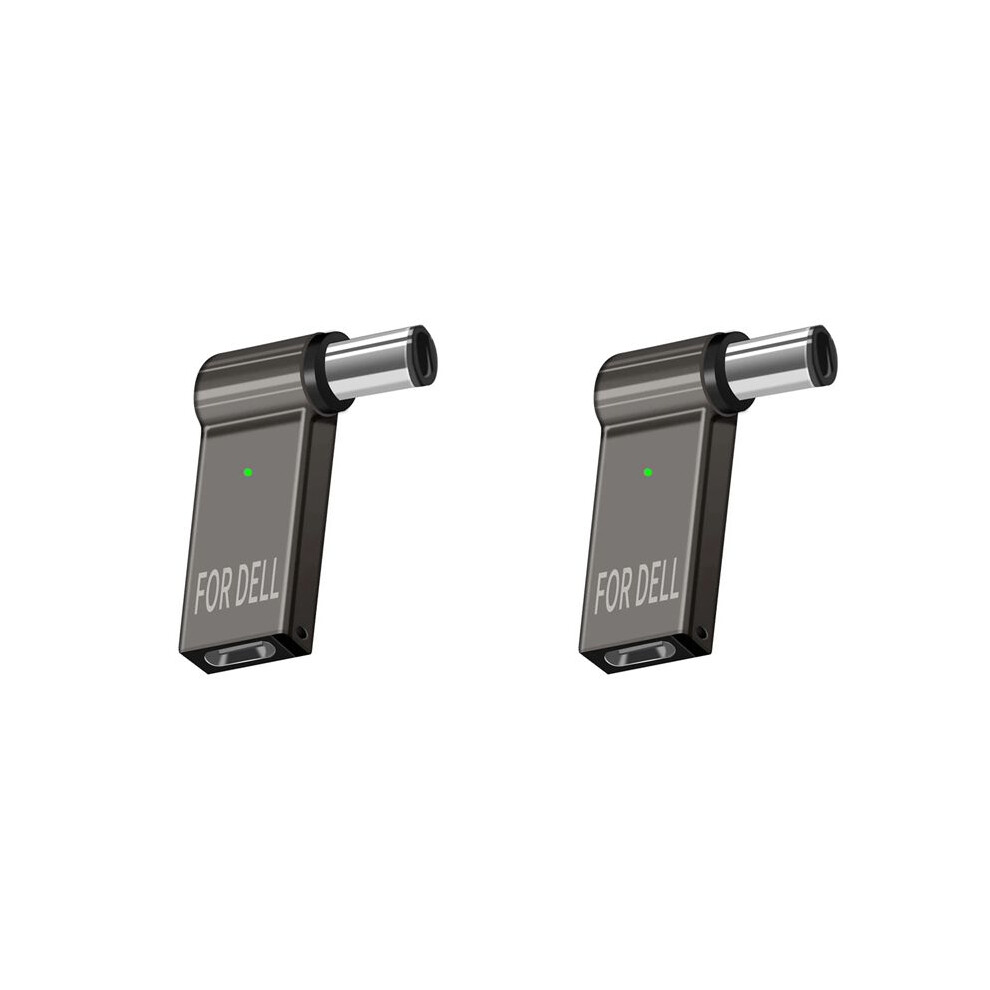 2X Usb C To 7.4Mm Laptop Charging Adapter Female Type C To Male 7.4X5.0mm Jack Plug Converter 100W Pd Charger 4712030776355