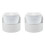 2X Waterproof Double Infrared Probe Motion Sensor IP65 AC 220V-240V PIR Motion Detector Automatic 120 White 1