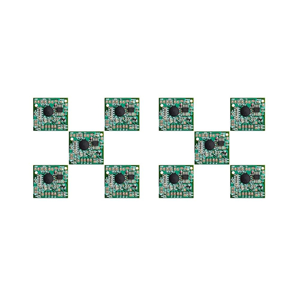 10Pcs 30S Seconds Voice Playback Board Electronic Greeting Card Recorder Sound Module Chip Music Talking Recordable 6031861525979