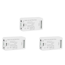 3X Controlador de Tira de Luces LED Wifi Matter Controlador CW Tira de Luces LED Compatible con para Bixb/Siri/para Home/para Control de Alexa
