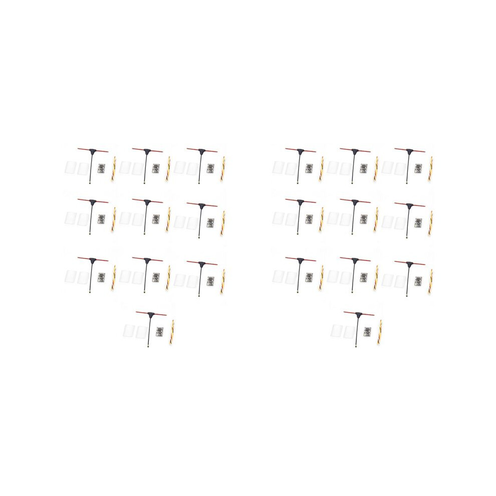 20Pcs Elrs Receiver 2.4Ghz Expresslrs Receiver Crsf With T-Type Antenna For Rc Fpv Traversing Drones Parts Light 6031002809890