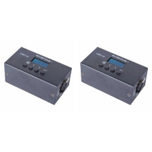 2X Interfaccia del Controller di Illuminazione DMX Ethernet Bidirezionale ArtNet 1 Universo