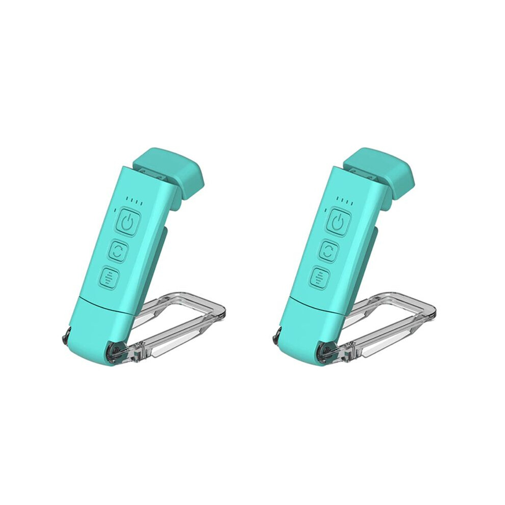 2X Book With Timer Usb Rechargeable Reading Clip- Read Lamp Bookmark Night 5 Brightness- Light 6031818194241