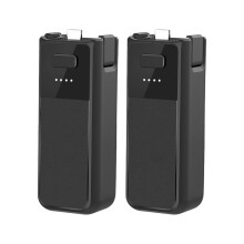 2X Banque D'Alimentation Portable pour Poignée de Batterie Osmo Pocket 3 2800 MAh avec Poignée de Batterie D'Interface de Type C