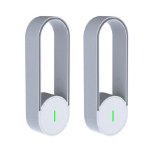 2X Purificateur D'Air USB pour la Maison et la Chambre à Coucher, Mode Veille Silencieux, Purificateur D'Air, Élimine les Particules D'Allergie au