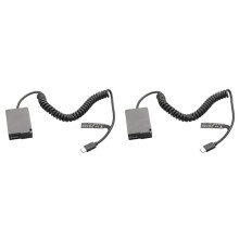 2X DMW-BLC12 Dummy Battery DMW-DCC8 PD USB-C Coupler for GX8 FZ1000 FZ300 FZ200 G6 G7 G80 G81 G85 G95 G99