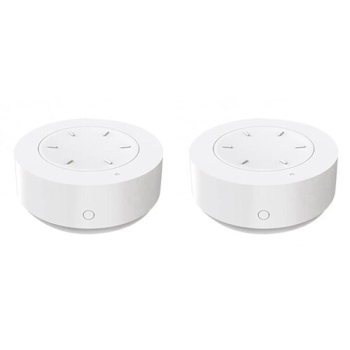 2X Tuya Zigbee  Knob Button Scene  Wireless Random Sticker  Home Dimming Scene