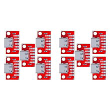 10 Stks/Partij USB Type-C Breakout Board Seriële Basic Breakout Vrouwelijke Connector Type PCB Converter Board